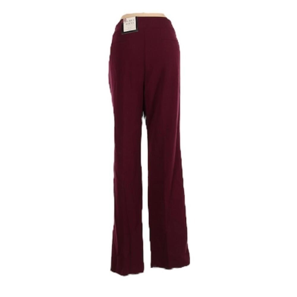 Women's Burgundy Wide Leg‎ Dress Pants Size 12